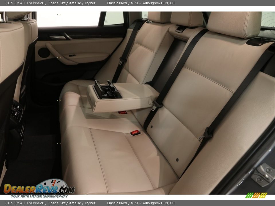 2015 BMW X3 xDrive28i Space Grey Metallic / Oyster Photo #16