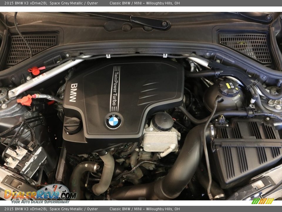 2015 BMW X3 xDrive28i Space Grey Metallic / Oyster Photo #18