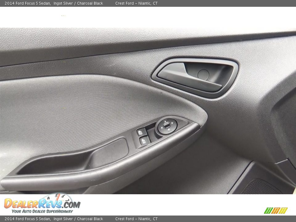 2014 Ford Focus S Sedan Ingot Silver / Charcoal Black Photo #12