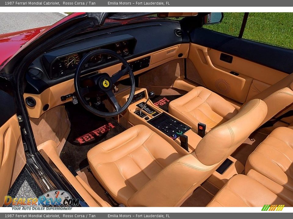 Front Seat of 1987 Ferrari Mondial Cabriolet Photo #56