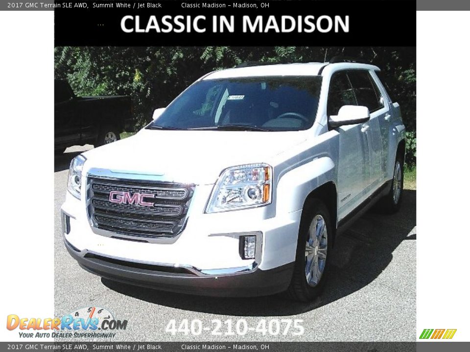 2017 GMC Terrain SLE AWD Summit White / Jet Black Photo #1