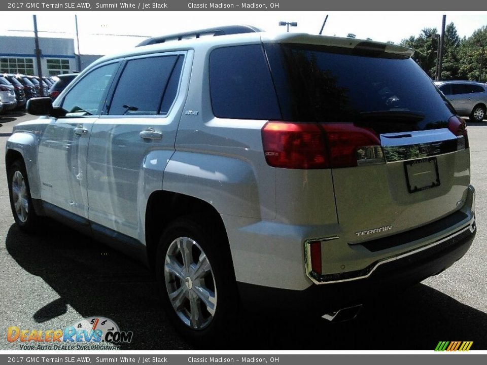 2017 GMC Terrain SLE AWD Summit White / Jet Black Photo #4