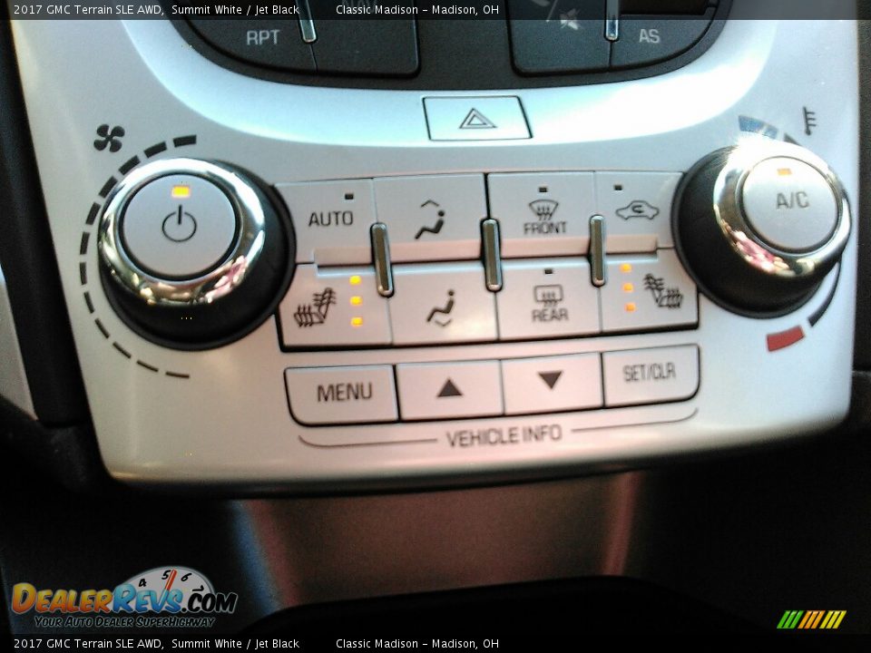 2017 GMC Terrain SLE AWD Summit White / Jet Black Photo #12
