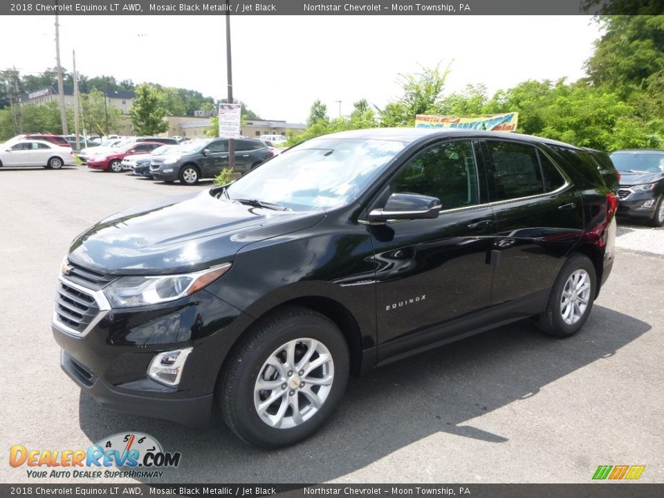 2018 Chevrolet Equinox LT AWD Mosaic Black Metallic / Jet Black Photo #1