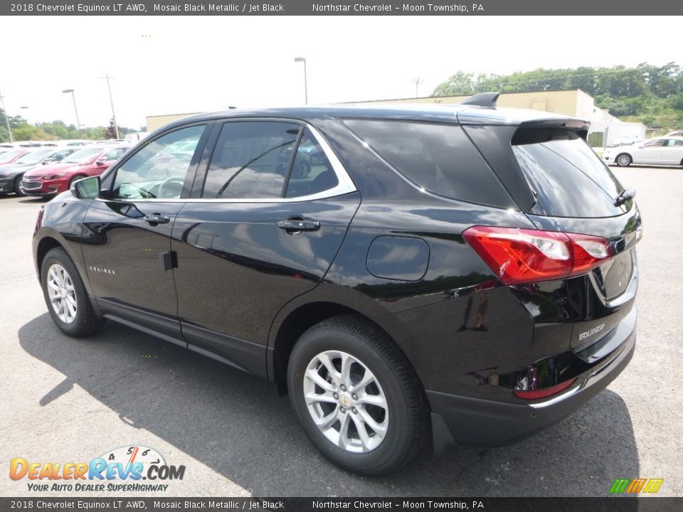 2018 Chevrolet Equinox LT AWD Mosaic Black Metallic / Jet Black Photo #3