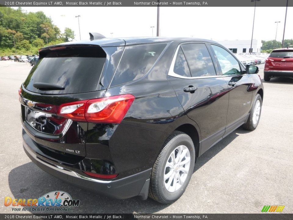 2018 Chevrolet Equinox LT AWD Mosaic Black Metallic / Jet Black Photo #5