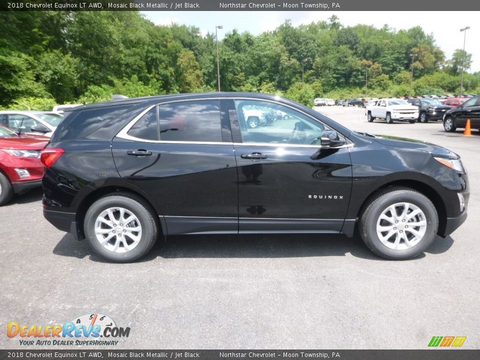 2018 Chevrolet Equinox LT AWD Mosaic Black Metallic / Jet Black Photo #6