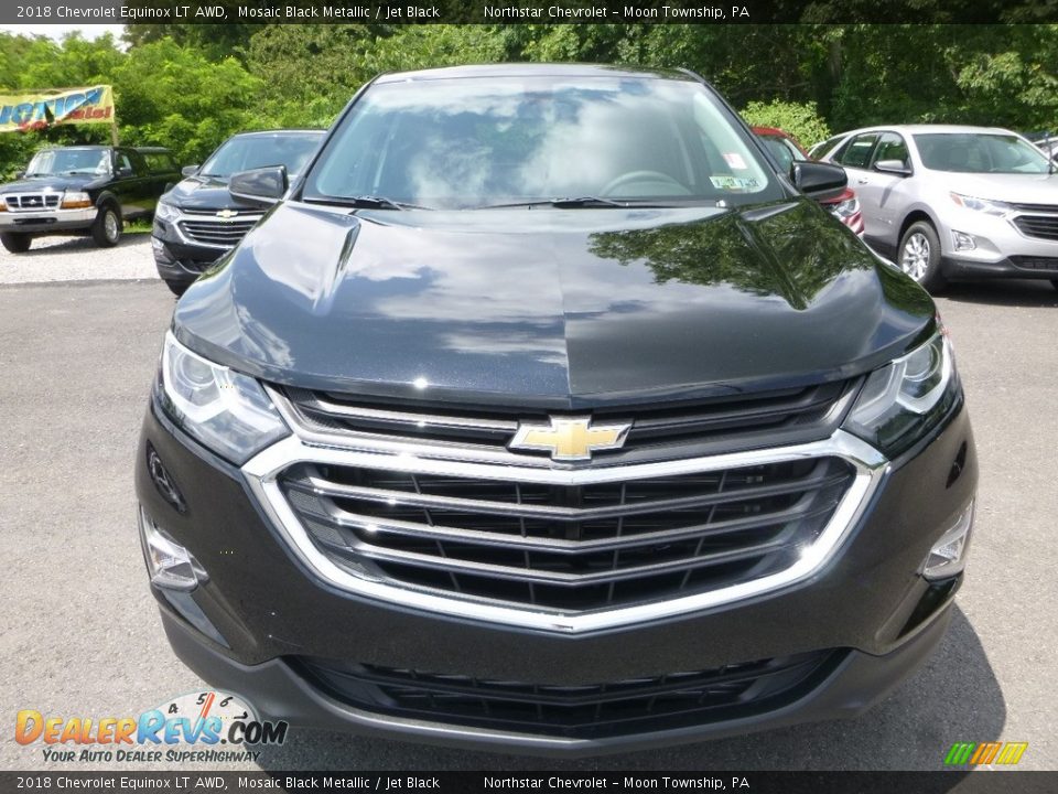 2018 Chevrolet Equinox LT AWD Mosaic Black Metallic / Jet Black Photo #8