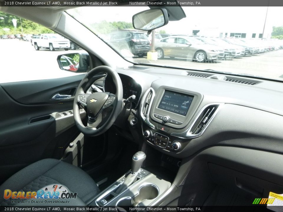 2018 Chevrolet Equinox LT AWD Mosaic Black Metallic / Jet Black Photo #12