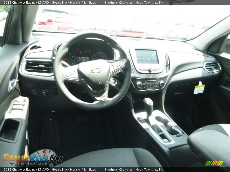 2018 Chevrolet Equinox LT AWD Mosaic Black Metallic / Jet Black Photo #14