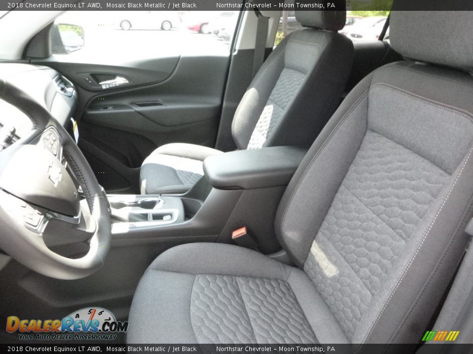 2018 Chevrolet Equinox LT AWD Mosaic Black Metallic / Jet Black Photo #16