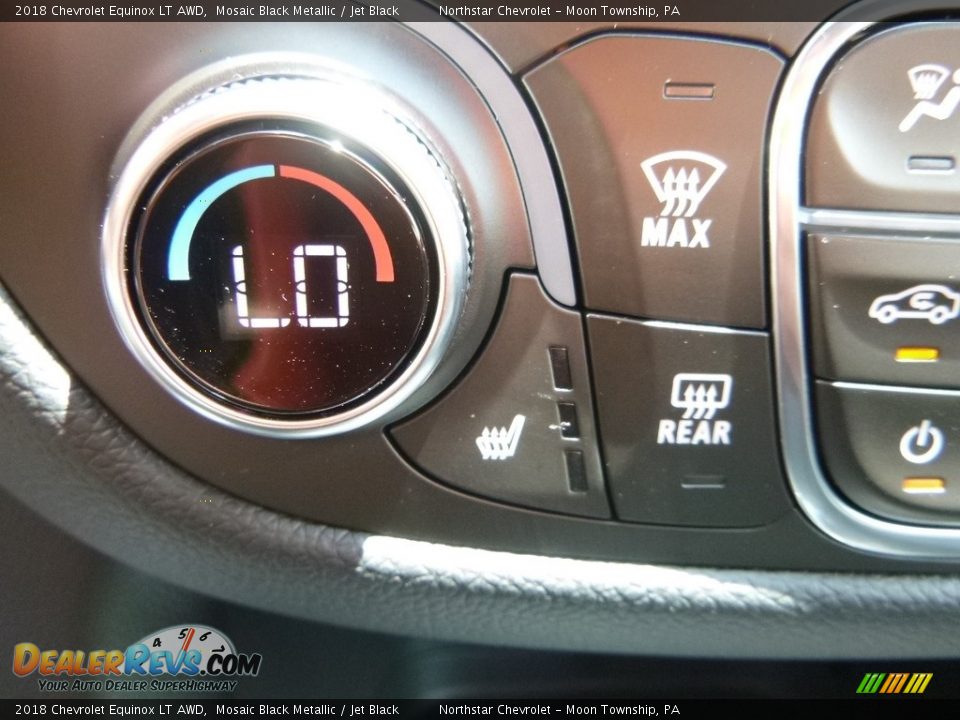 2018 Chevrolet Equinox LT AWD Mosaic Black Metallic / Jet Black Photo #19