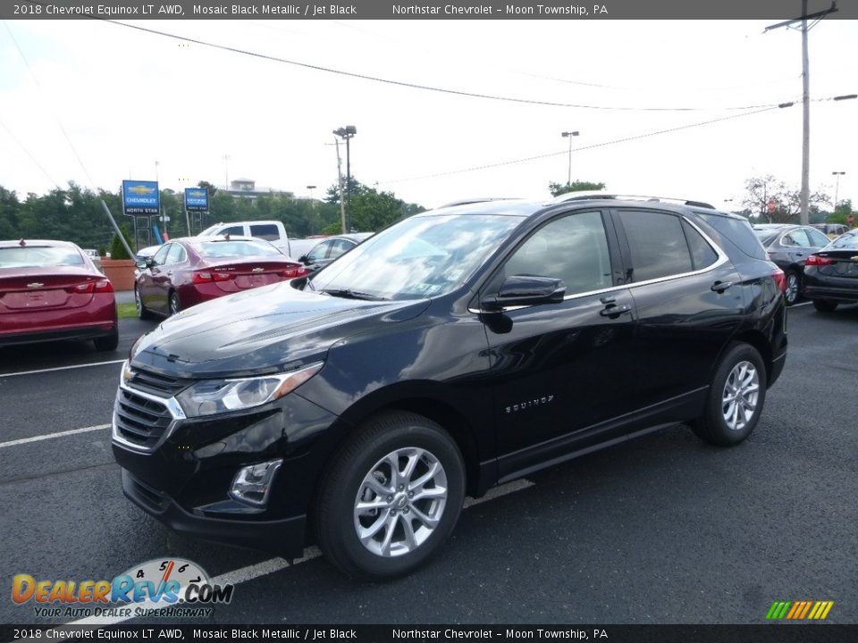 2018 Chevrolet Equinox LT AWD Mosaic Black Metallic / Jet Black Photo #1