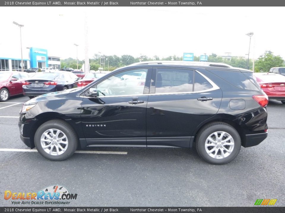 2018 Chevrolet Equinox LT AWD Mosaic Black Metallic / Jet Black Photo #2