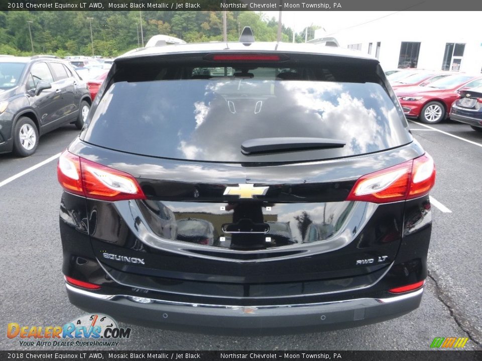 2018 Chevrolet Equinox LT AWD Mosaic Black Metallic / Jet Black Photo #4