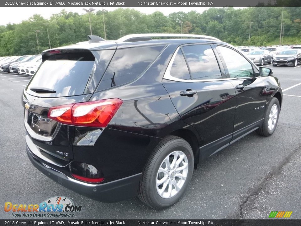 2018 Chevrolet Equinox LT AWD Mosaic Black Metallic / Jet Black Photo #5
