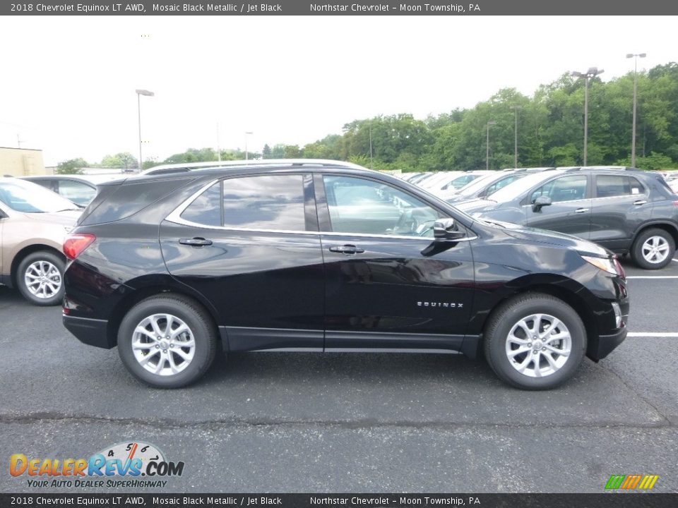 2018 Chevrolet Equinox LT AWD Mosaic Black Metallic / Jet Black Photo #6