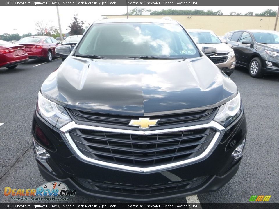 2018 Chevrolet Equinox LT AWD Mosaic Black Metallic / Jet Black Photo #8