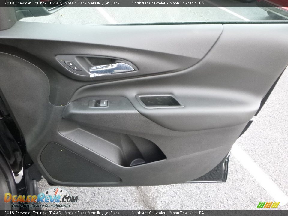 2018 Chevrolet Equinox LT AWD Mosaic Black Metallic / Jet Black Photo #10