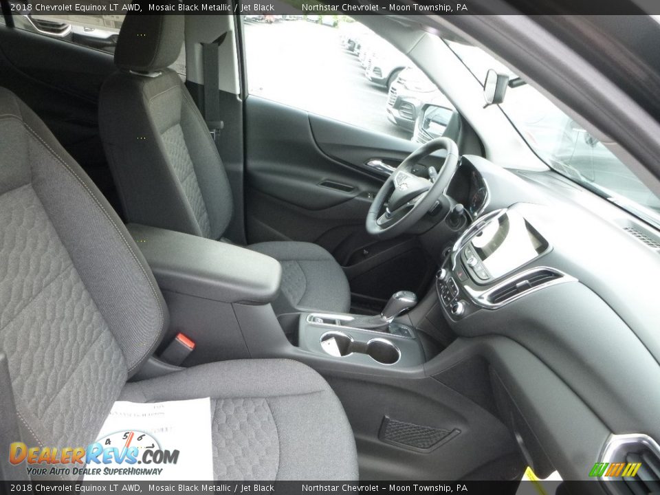 2018 Chevrolet Equinox LT AWD Mosaic Black Metallic / Jet Black Photo #11