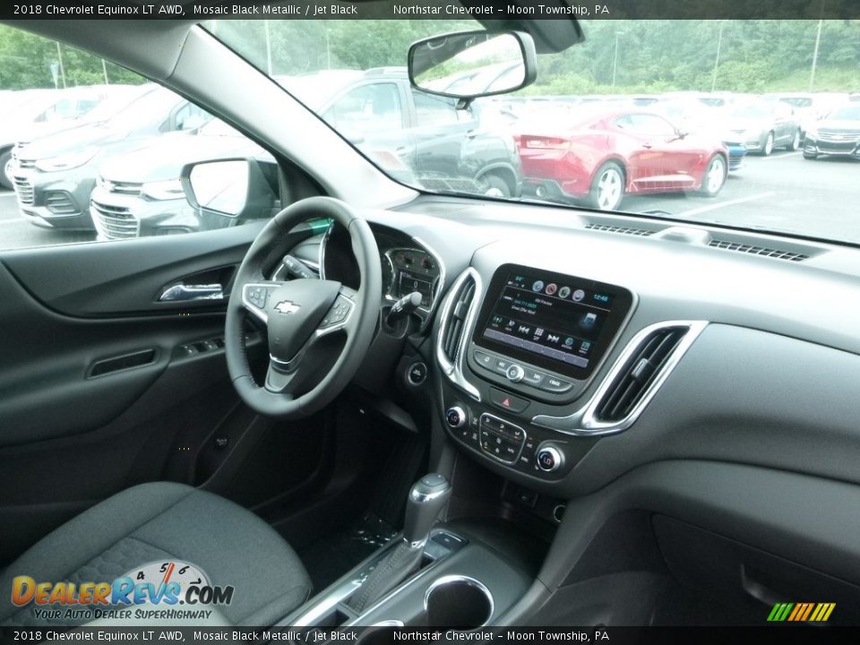 2018 Chevrolet Equinox LT AWD Mosaic Black Metallic / Jet Black Photo #12