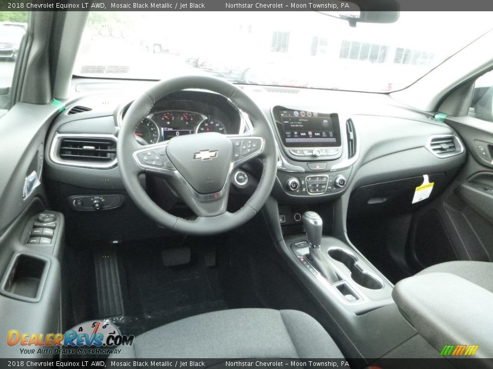 2018 Chevrolet Equinox LT AWD Mosaic Black Metallic / Jet Black Photo #14