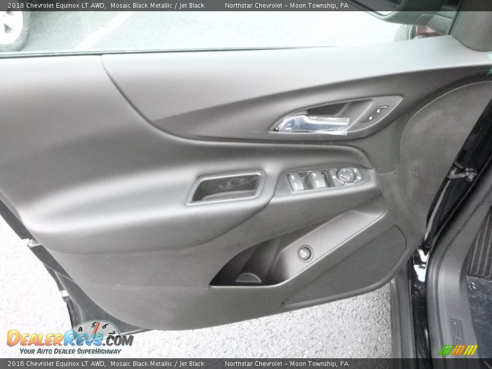 2018 Chevrolet Equinox LT AWD Mosaic Black Metallic / Jet Black Photo #15