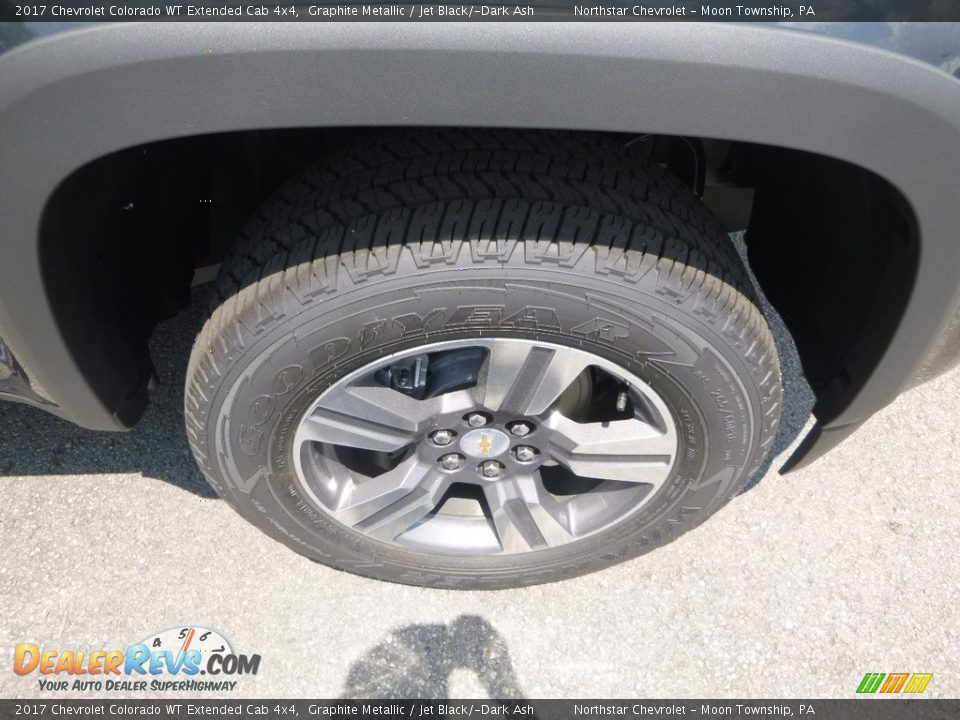 2017 Chevrolet Colorado WT Extended Cab 4x4 Graphite Metallic / Jet Black/­Dark Ash Photo #9