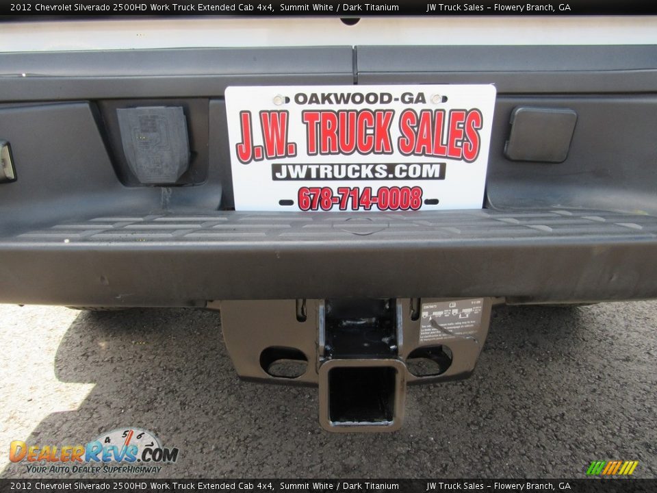 2012 Chevrolet Silverado 2500HD Work Truck Extended Cab 4x4 Summit White / Dark Titanium Photo #5