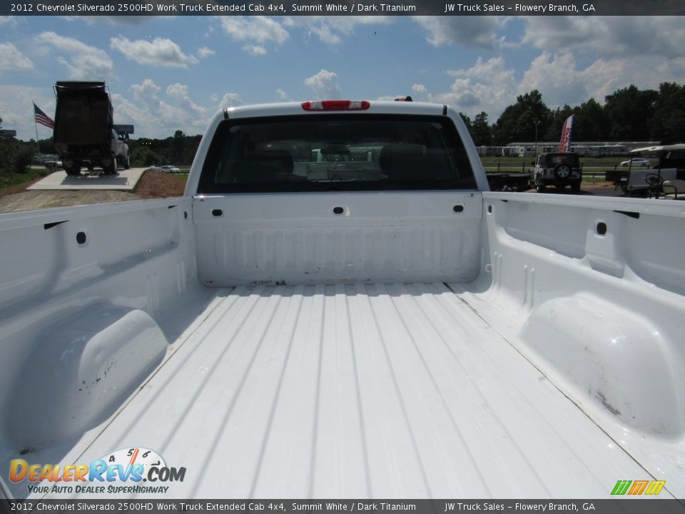 2012 Chevrolet Silverado 2500HD Work Truck Extended Cab 4x4 Summit White / Dark Titanium Photo #6