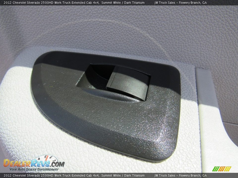 2012 Chevrolet Silverado 2500HD Work Truck Extended Cab 4x4 Summit White / Dark Titanium Photo #16