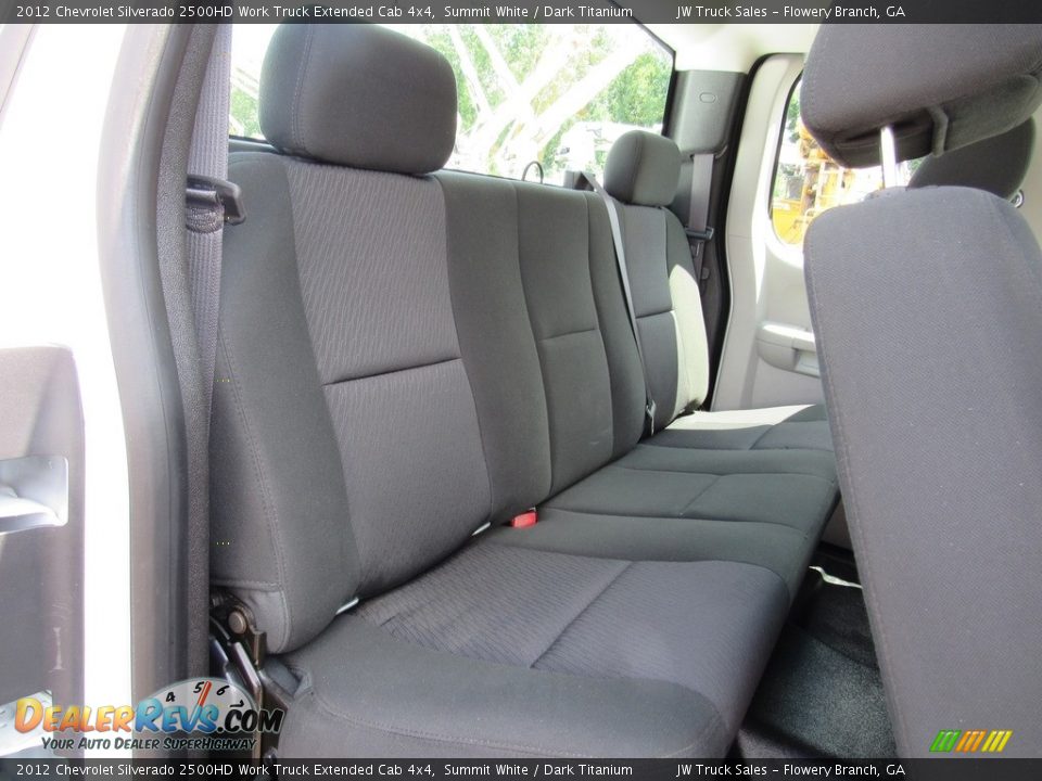2012 Chevrolet Silverado 2500HD Work Truck Extended Cab 4x4 Summit White / Dark Titanium Photo #17