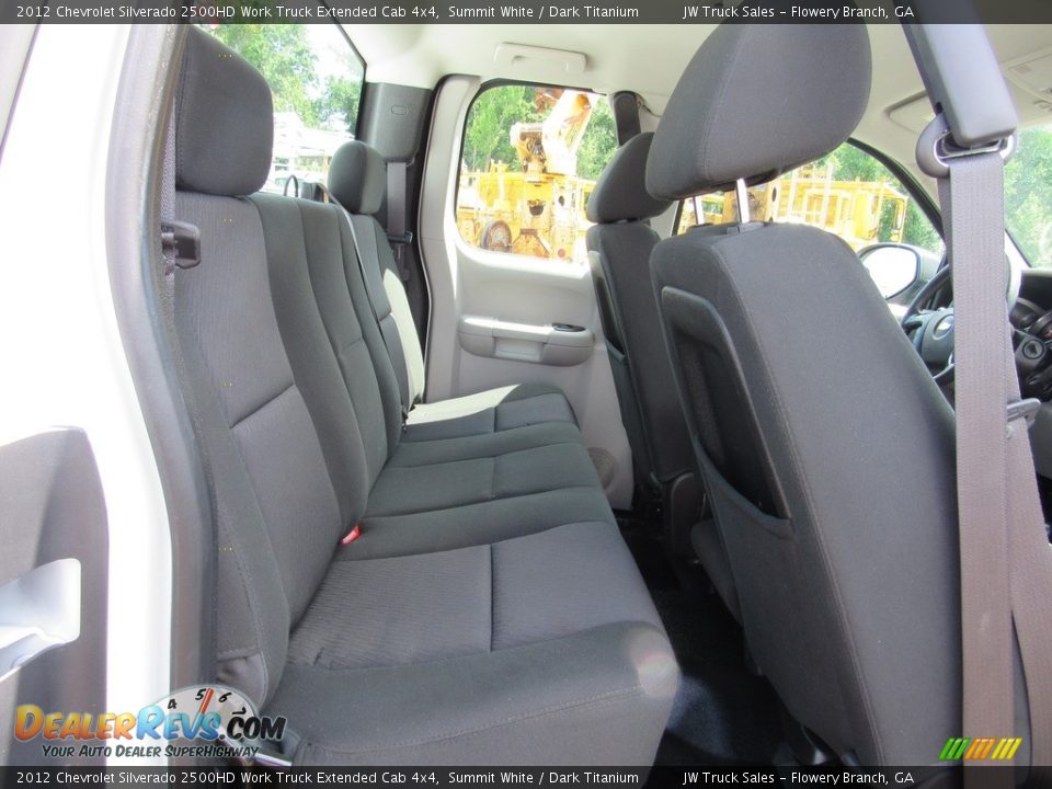 2012 Chevrolet Silverado 2500HD Work Truck Extended Cab 4x4 Summit White / Dark Titanium Photo #18