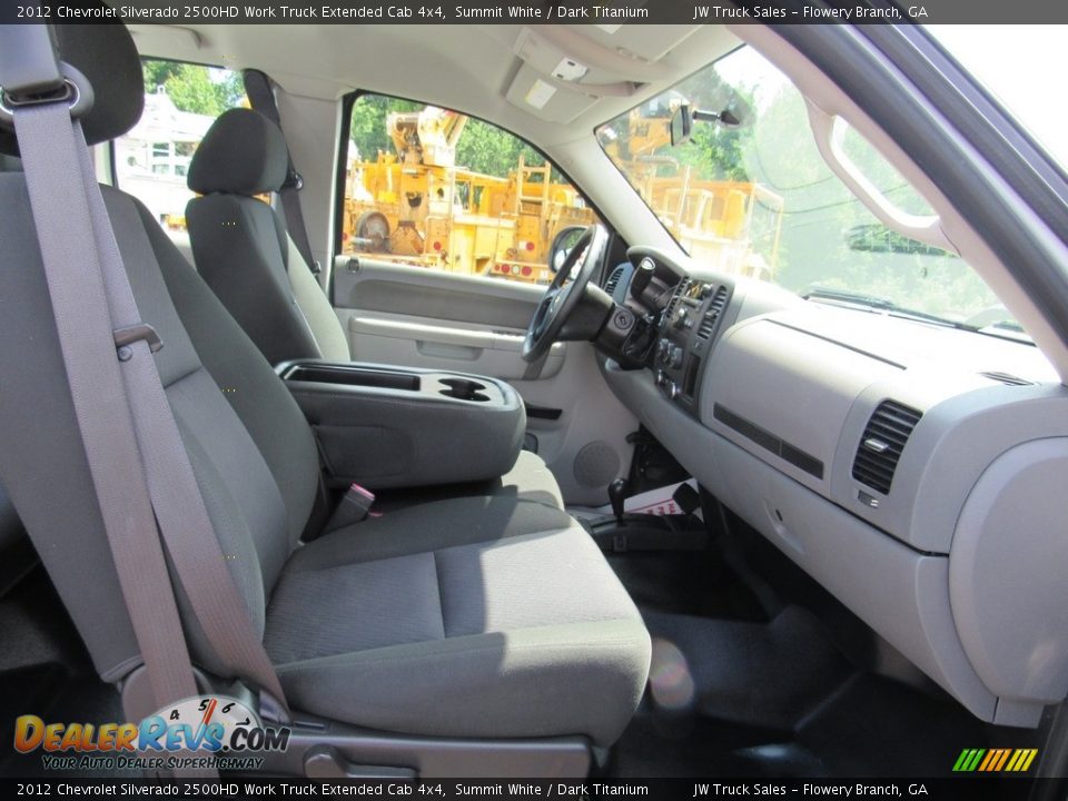 2012 Chevrolet Silverado 2500HD Work Truck Extended Cab 4x4 Summit White / Dark Titanium Photo #22