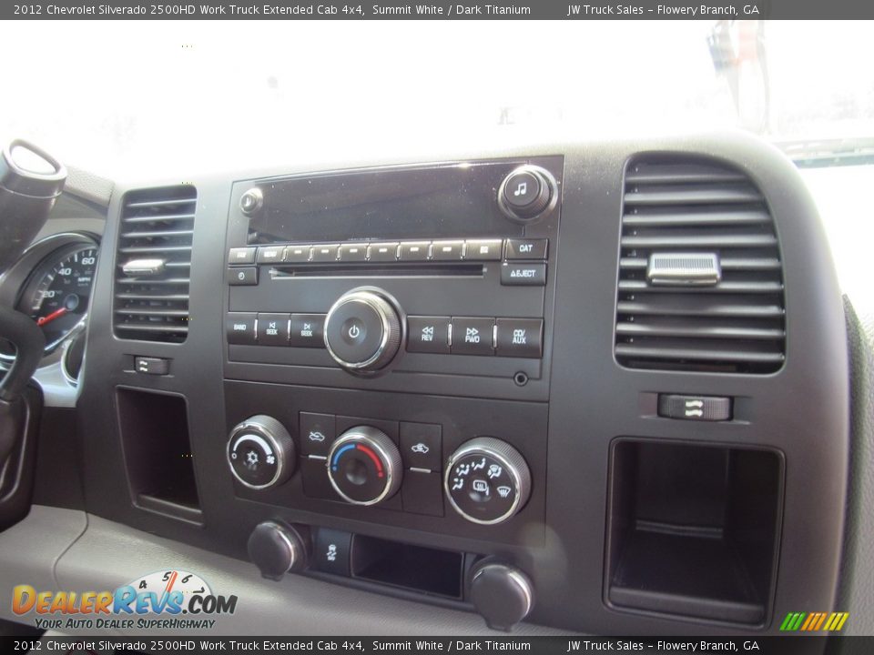 2012 Chevrolet Silverado 2500HD Work Truck Extended Cab 4x4 Summit White / Dark Titanium Photo #24