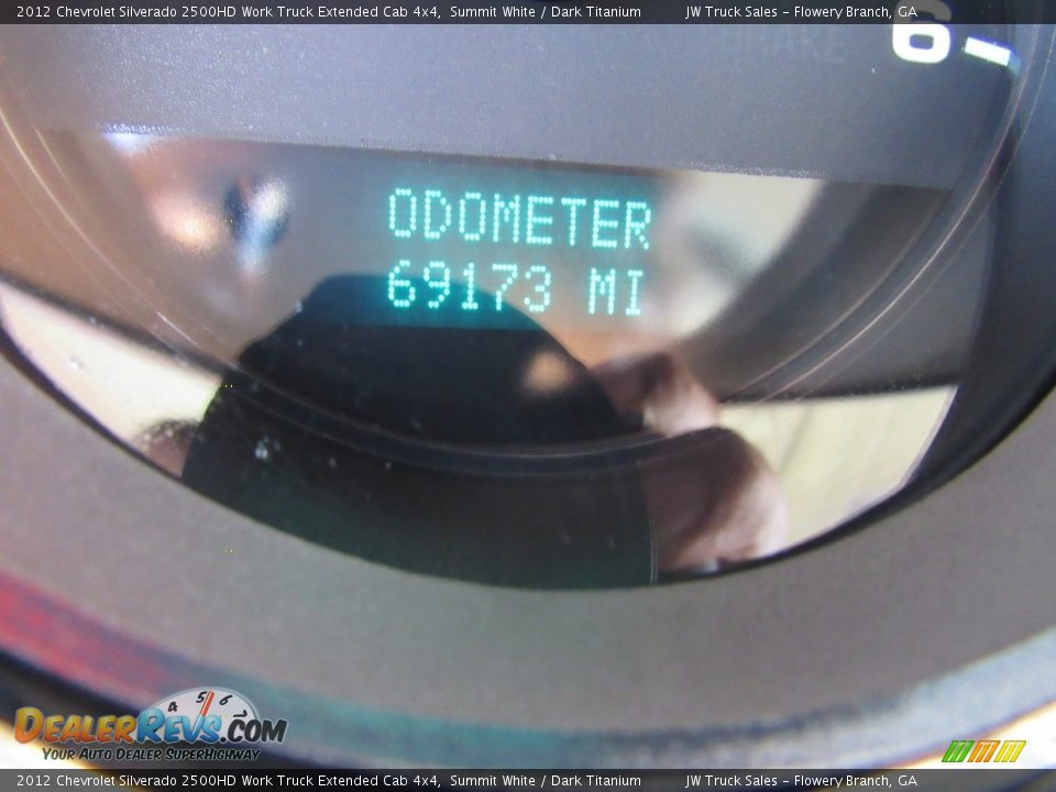 2012 Chevrolet Silverado 2500HD Work Truck Extended Cab 4x4 Summit White / Dark Titanium Photo #27