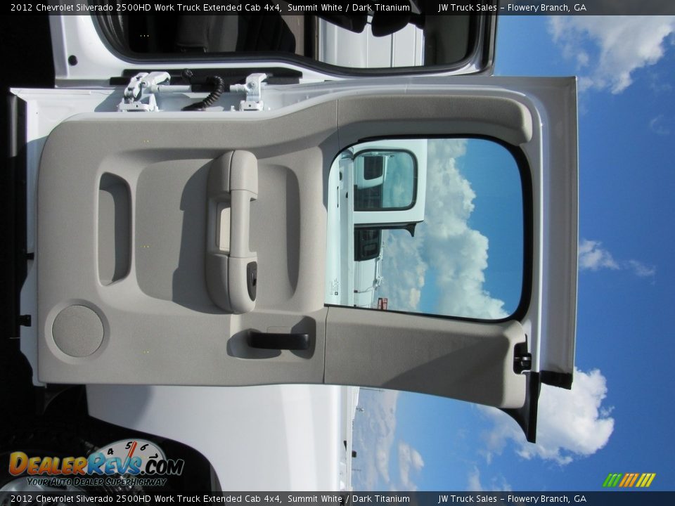 2012 Chevrolet Silverado 2500HD Work Truck Extended Cab 4x4 Summit White / Dark Titanium Photo #34