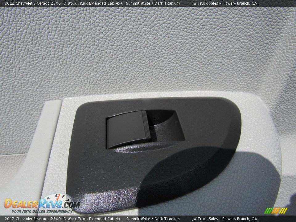 2012 Chevrolet Silverado 2500HD Work Truck Extended Cab 4x4 Summit White / Dark Titanium Photo #35