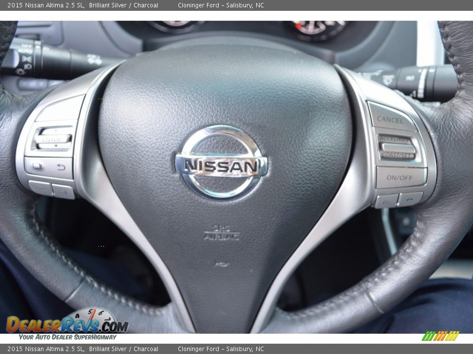 2015 Nissan Altima 2.5 SL Brilliant Silver / Charcoal Photo #20