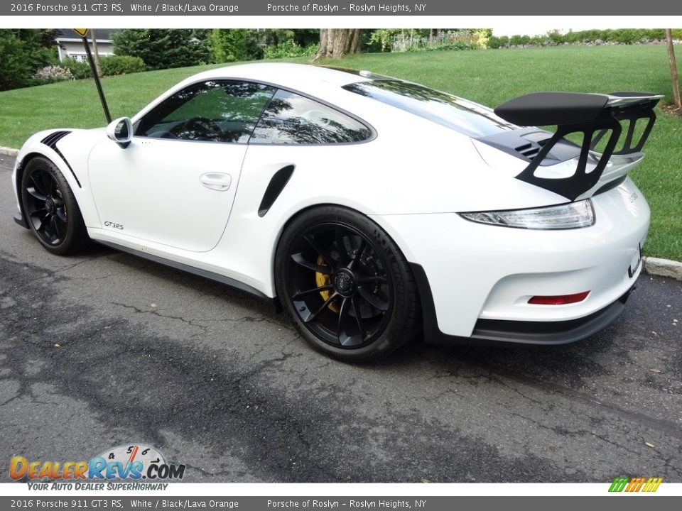 2016 Porsche 911 GT3 RS White / Black/Lava Orange Photo #4