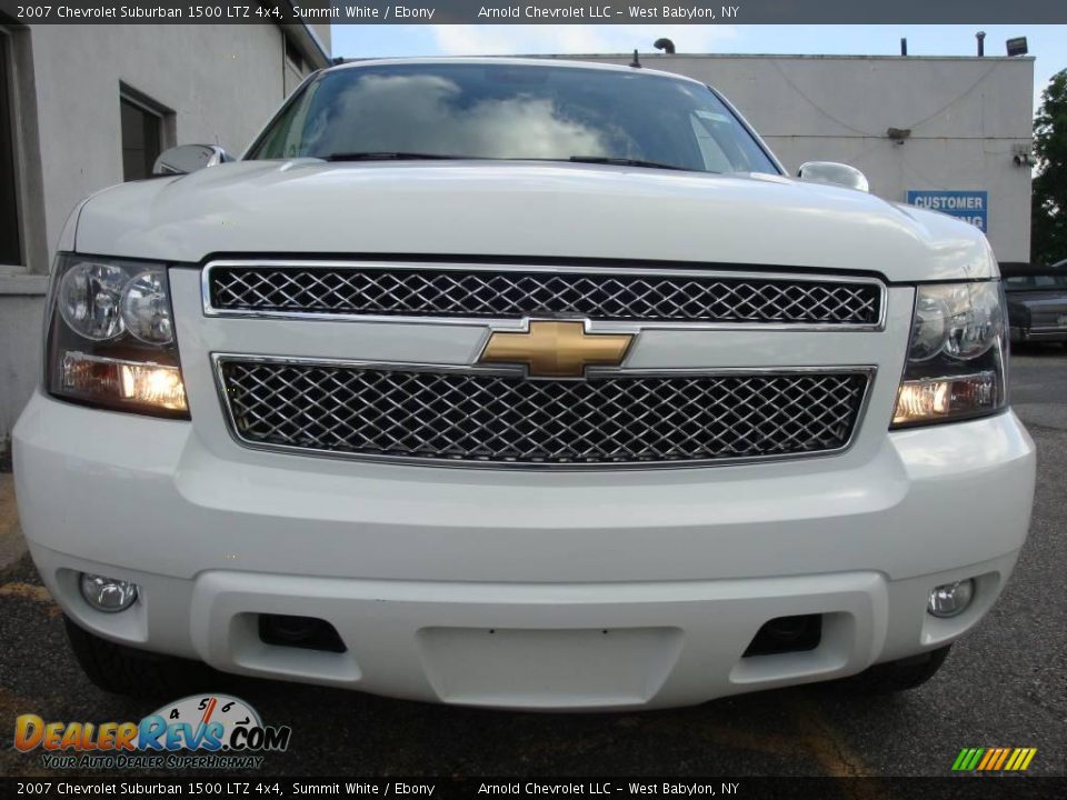 2007 Chevrolet Suburban 1500 LTZ 4x4 Summit White / Ebony Photo #2