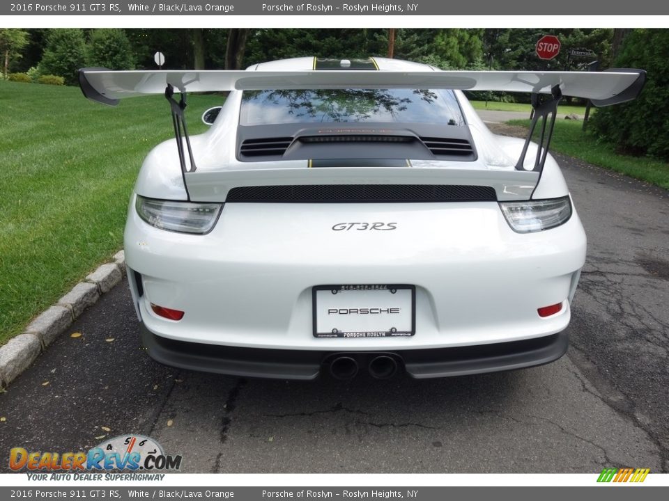 2016 Porsche 911 GT3 RS White / Black/Lava Orange Photo #9