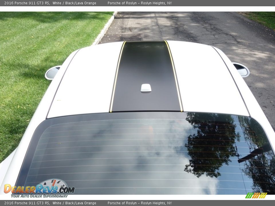 2016 Porsche 911 GT3 RS White / Black/Lava Orange Photo #12
