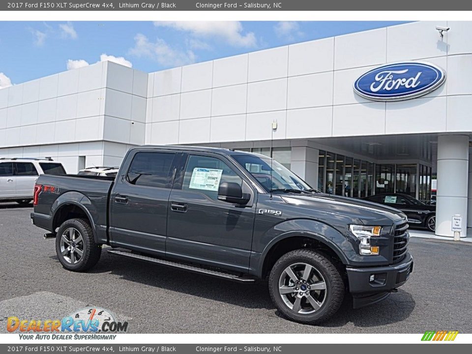 2017 Ford F150 XLT SuperCrew 4x4 Lithium Gray / Black Photo #1