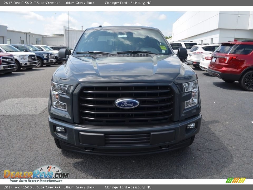 2017 Ford F150 XLT SuperCrew 4x4 Lithium Gray / Black Photo #4