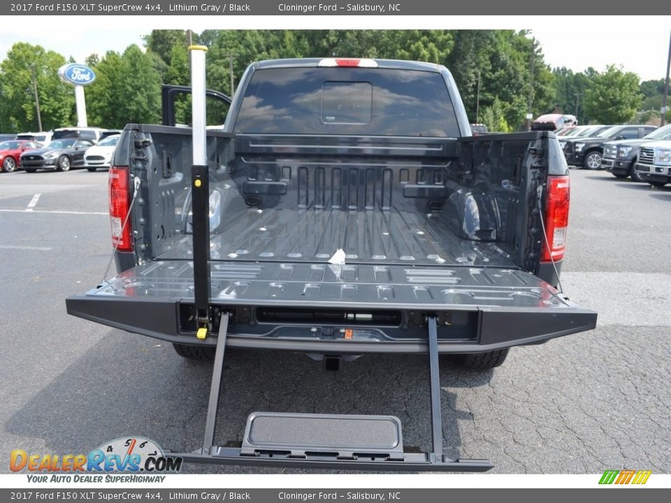 2017 Ford F150 XLT SuperCrew 4x4 Lithium Gray / Black Photo #6