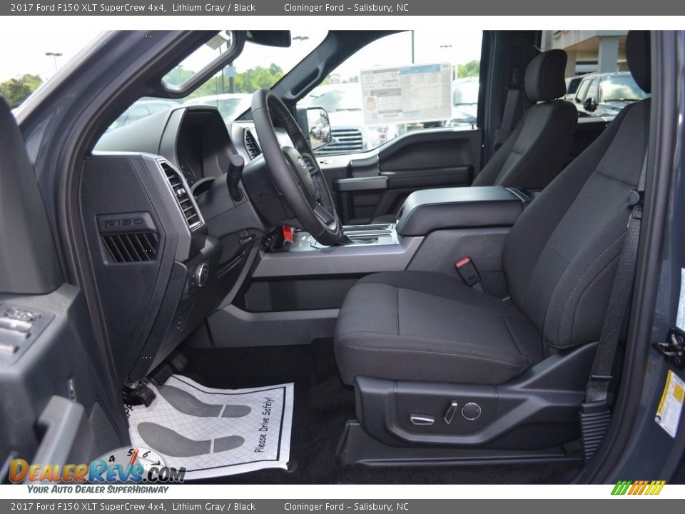 2017 Ford F150 XLT SuperCrew 4x4 Lithium Gray / Black Photo #8
