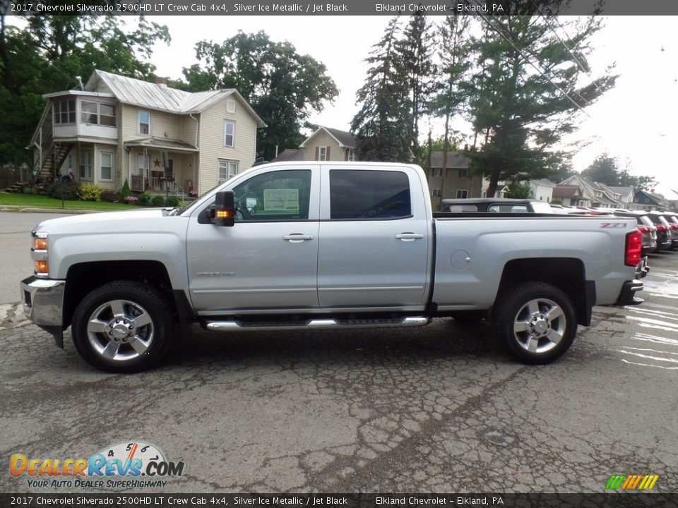 2017 Chevrolet Silverado 2500HD LT Crew Cab 4x4 Silver Ice Metallic / Jet Black Photo #6