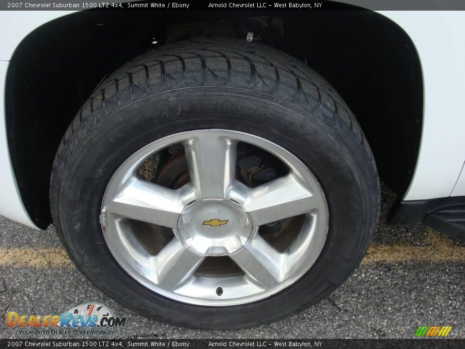 2007 Chevrolet Suburban 1500 LTZ 4x4 Summit White / Ebony Photo #7