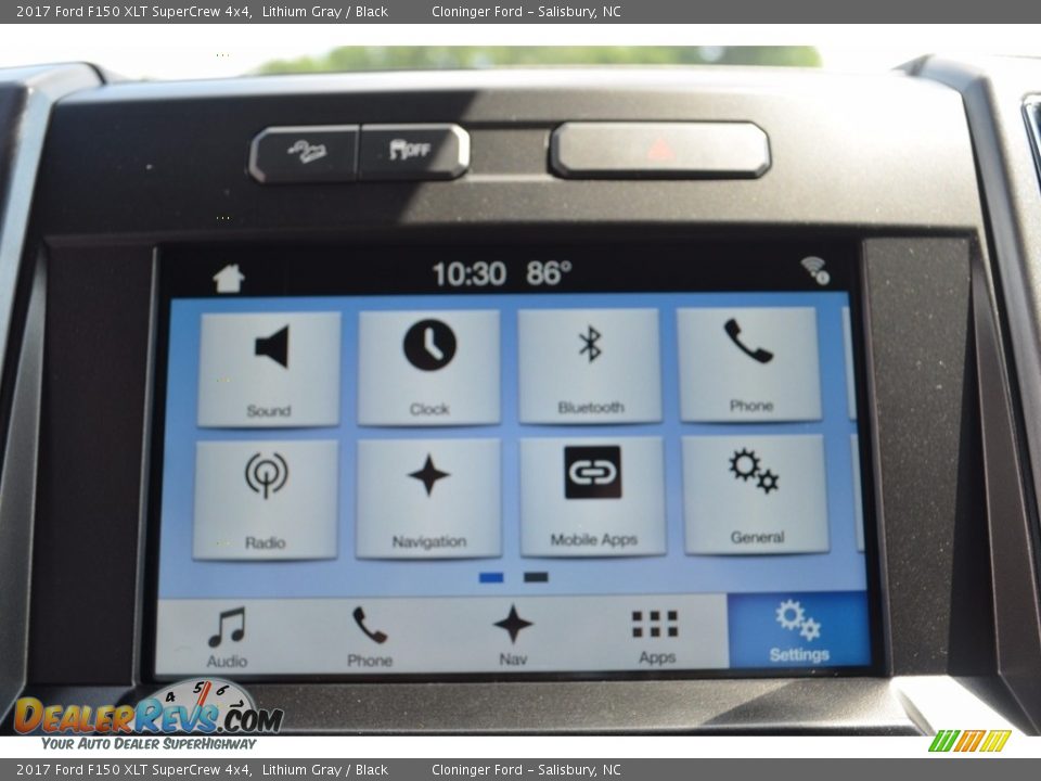 2017 Ford F150 XLT SuperCrew 4x4 Lithium Gray / Black Photo #12